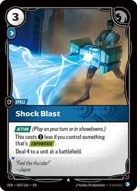 Shock Blast — Riftbound Uncommon card