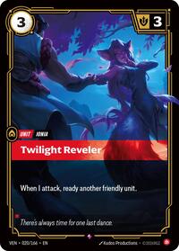 Twilight Reveler — Riftbound Rare card