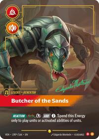 Renekton, Butcher of the Sands (Signature) — Riftbound VEN Signature card