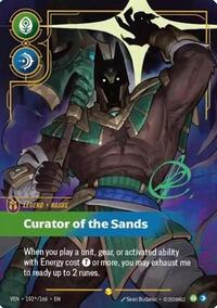 Nasus - Curator of the Sands (Signature) — Riftbound Showcase card