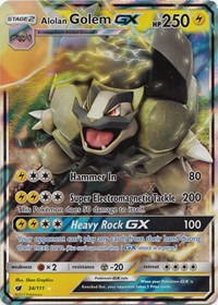 Alolan Golem GX 34