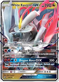 White Kyurem GX 48
