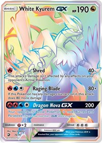 White Kyurem GX 74