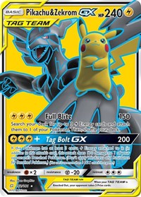 Pikachu & Zekrom GX 162