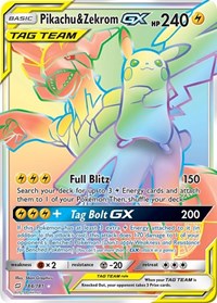 Pikachu & Zekrom GX 184