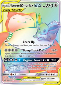 Eevee & Snorlax GX 191