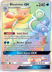 Blastoise GX 218
