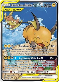 Raichu & Alolan Raichu GX 221