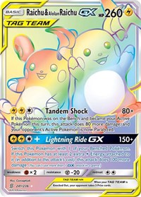 Raichu & Alolan Raichu GX 241
