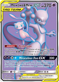 Mewtwo & Mew GX 222
