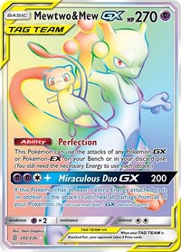 Mewtwo & Mew GX 242