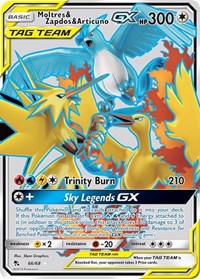 Moltres & Zapdos & Articuno GX 66