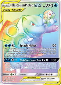Blastoise & Piplup GX 253