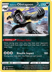 Galarian Obstagoon 37