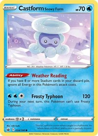 Castform Snowy Form 34