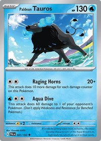 Paldean Tauros 041
