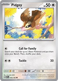Pidgey 016