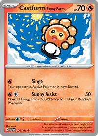Castform Sunny Form 020