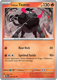 Paldean Tauros 018