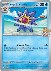 Misty's Starmie 047