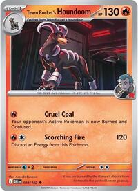 Team Rocket's Houndoom 038