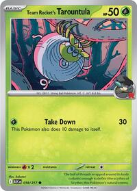 Team Rocket's Tarountula 018