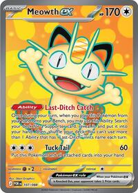 Meowth ex POR 107