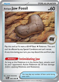 Antique Jaw Fossil POR 068