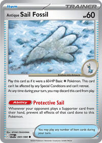 Antique Sail Fossil POR 069