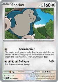 Snorlax POR 063