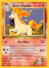 Blaine's Rapidash 33