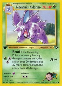 Giovanni's Nidorino 45