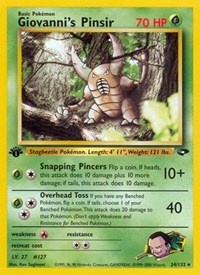 Giovanni's Pinsir 24