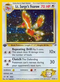 Lt. Surge's Fearow 7