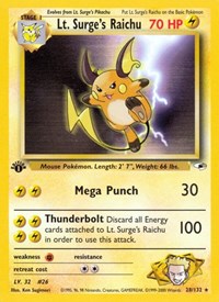 Lt. Surge's Raichu 28