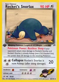Rocket's Snorlax 33