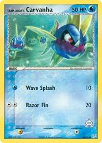 Team Aqua's Carvanha 48