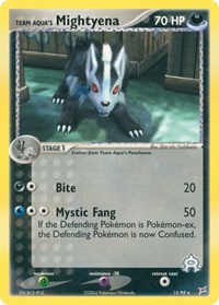 Team Aqua's Mightyena 15