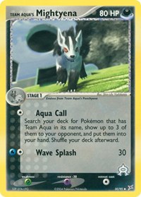 Team Aqua's Mightyena 30