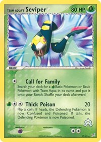 Team Aqua's Seviper 17