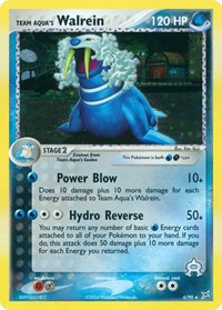 Team Aqua's Walrein 6