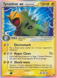Tyranitar ex δ 99