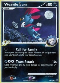 Weavile G 17
