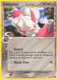 Zangoose δ 15