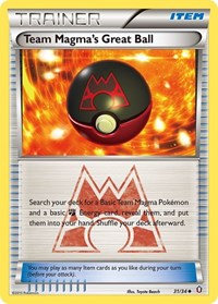 Team Magma's Great Ball 31