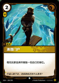 清理门户 — OGN·209/298 简体中文实体卡